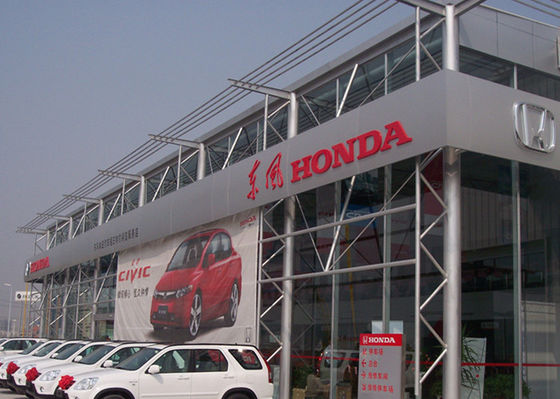 Van de de verschijnings snel installatie van Honda Economisch aardig van de de autotoonzaal prefab de structuurpakhuis