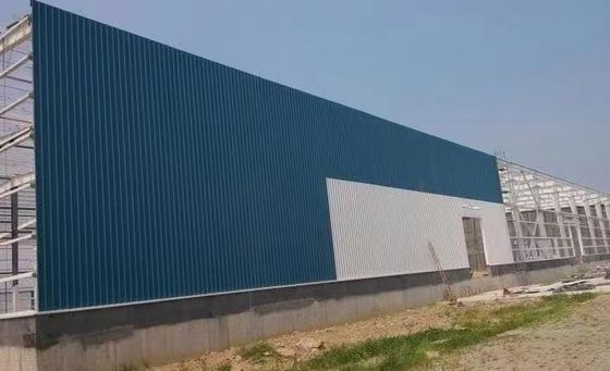 De brede bouwconstructie van de het kaderworkshop van het gebruiks structurele staal
