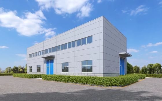Aanpasbaar Ontwerp Industriële Stalen Constructie Werkplaats Bouw Gebouw Met Sandwichpaneel
