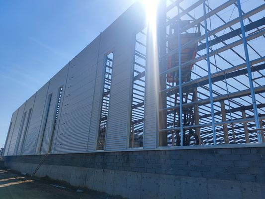 Gegalvaniseerde Op Maat Gemaakte Geprefabriceerde Stalen Constructie Frame Bouw Levering