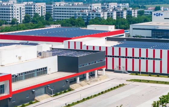 Makkelijke installatie Hoogsterkte Rigid Frame Steel Structure Warehouse Building