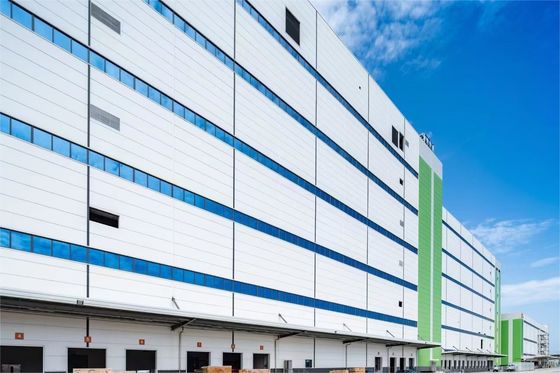 Lange levensduur Rigid frame aanpasbare grootte en lay-out staalstructuur Warehouse constructie