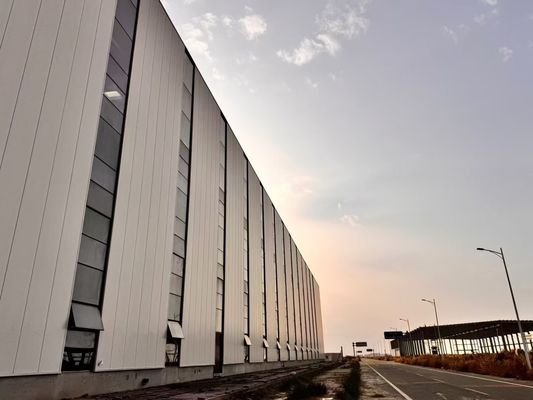 Q355B Staalstructuur Warehouse Building Gemakkelijk monteren en demontagen
