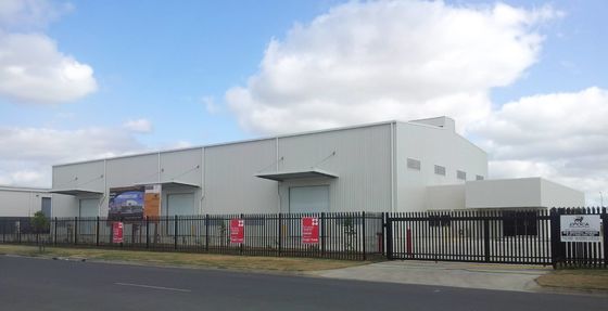 Warmgewalste of gelaste H-balk en -kolom voor sterk en duurzaam hoofdframe in logistieke opslagplaatsen voor staalconstructies
