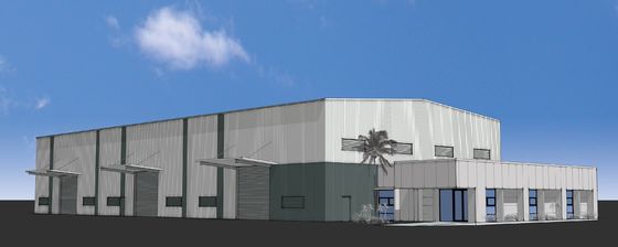 Aanpasbare industriële voorgefabriceerde staalopslagplaats Vinnige installatie